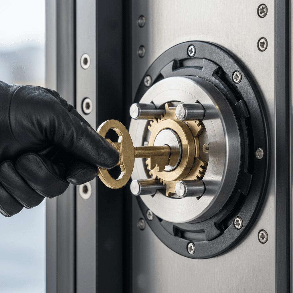 New deadbolt on a Toronto home front door